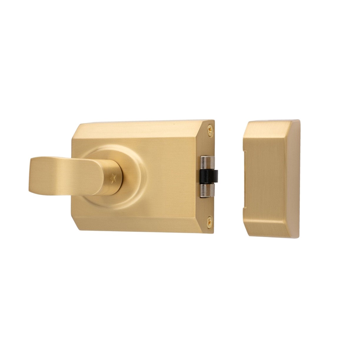 Eurospec - Contract Rim Cylinder Rollerbolt Rim Cylinder Rollerbolt 60mm - Satin Brass