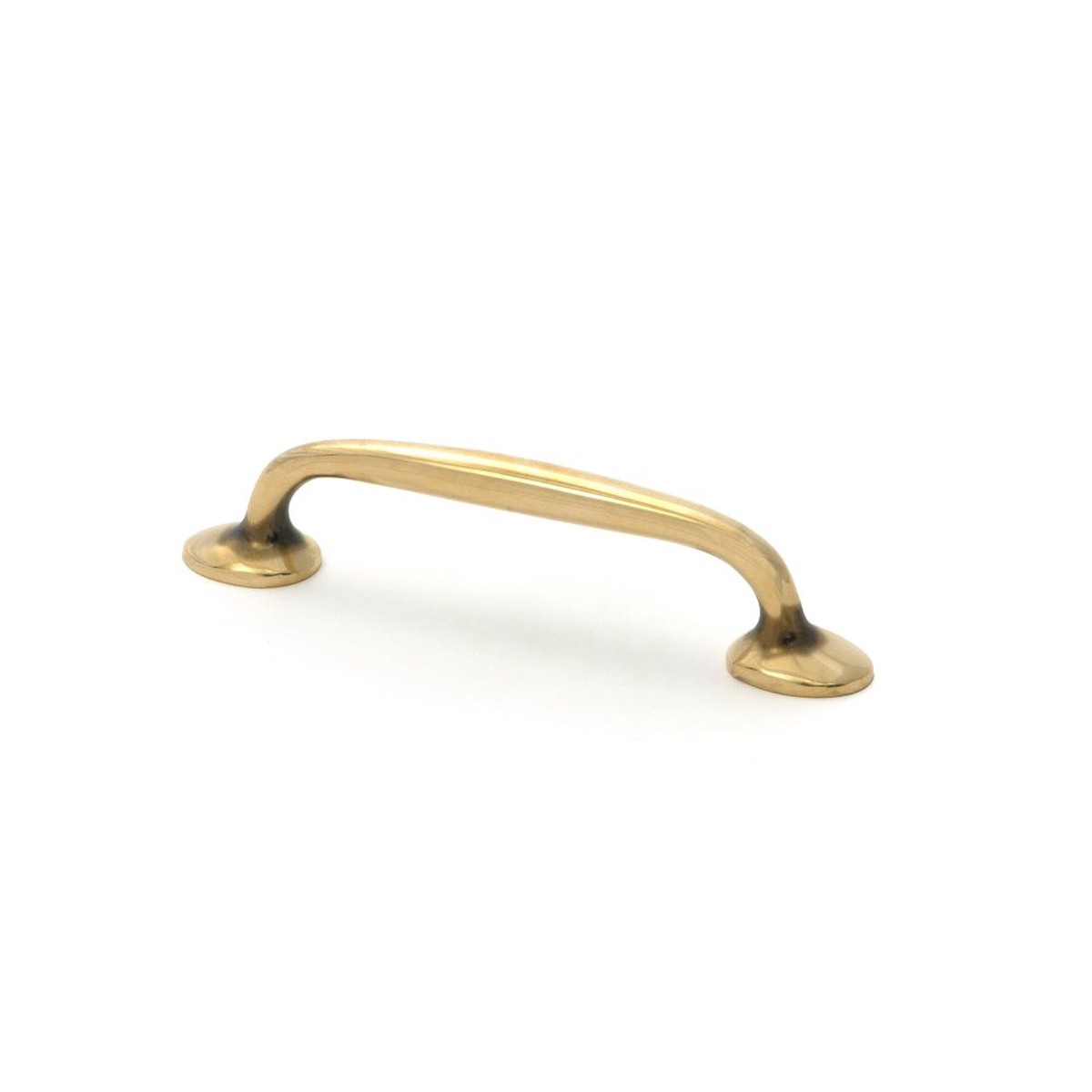 From The Anvil - Aged Brass Moore Pull Handle - Small