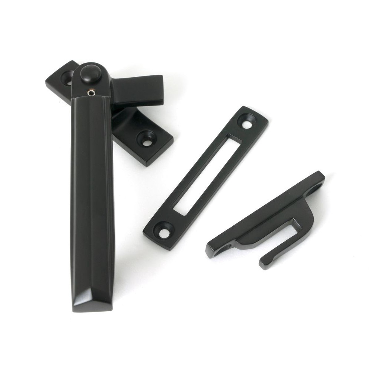 From The Anvil - Aged Bronze Locking Art Deco Fastener - LH