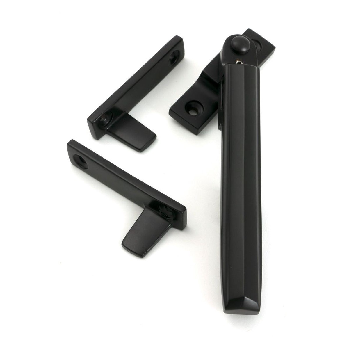 From The Anvil - Aged Bronze Night-Vent Locking Art Deco Fastener