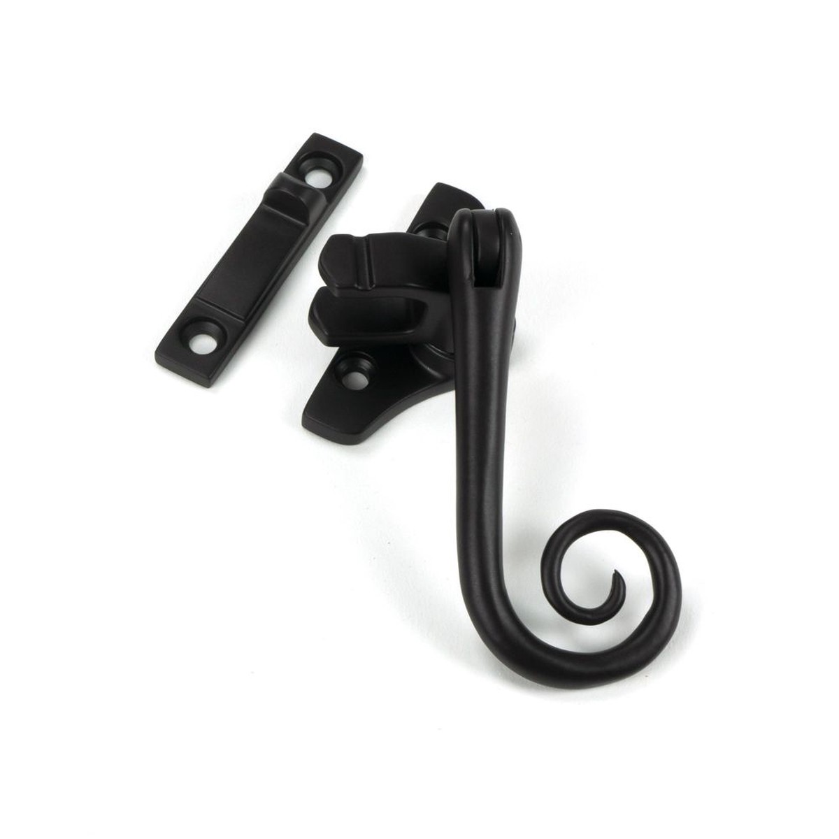 From The Anvil - Aged Bronze Night-Vent Locking Monkeytail Fastener (Steel Window)