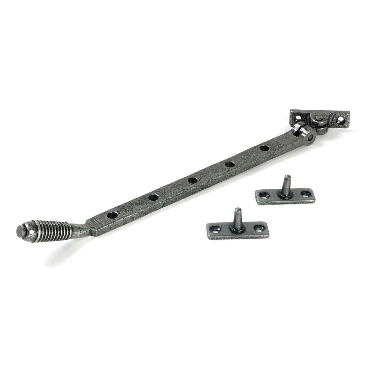 From The Anvil - Pewter 12" Reeded Stay