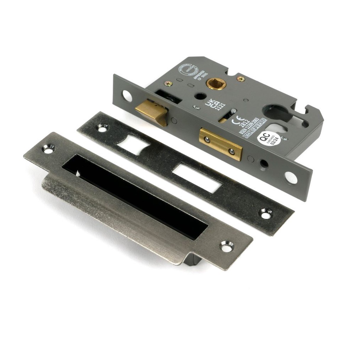 From The Anvil - Pewter 2.5" Euro Profile Sash Lock