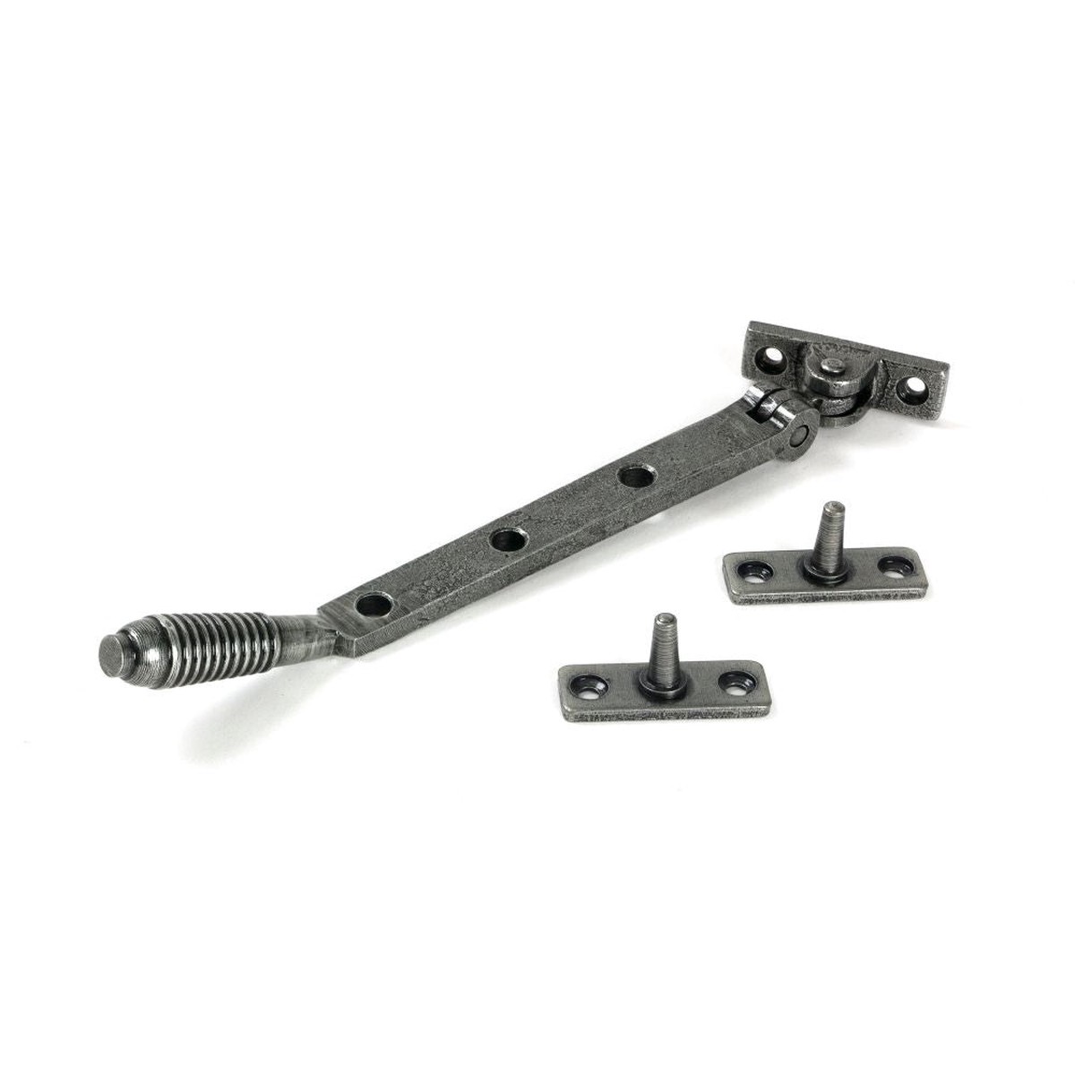 From The Anvil - Pewter 8" Reeded Stay