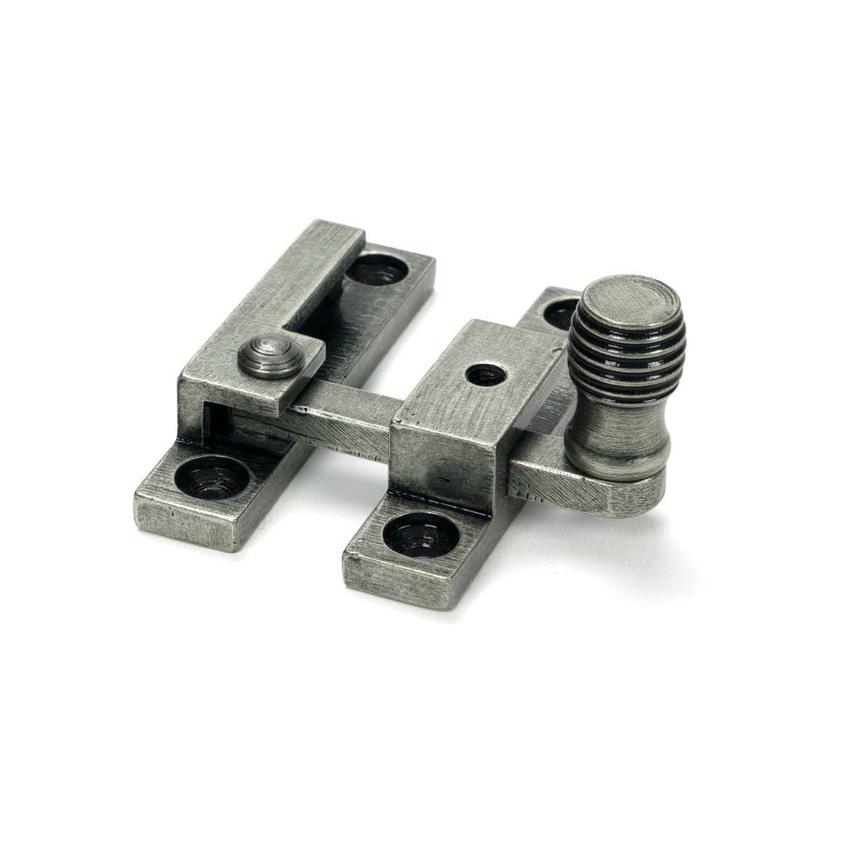 From The Anvil - Pewter Beehive Quadrant Fastener - Narrow