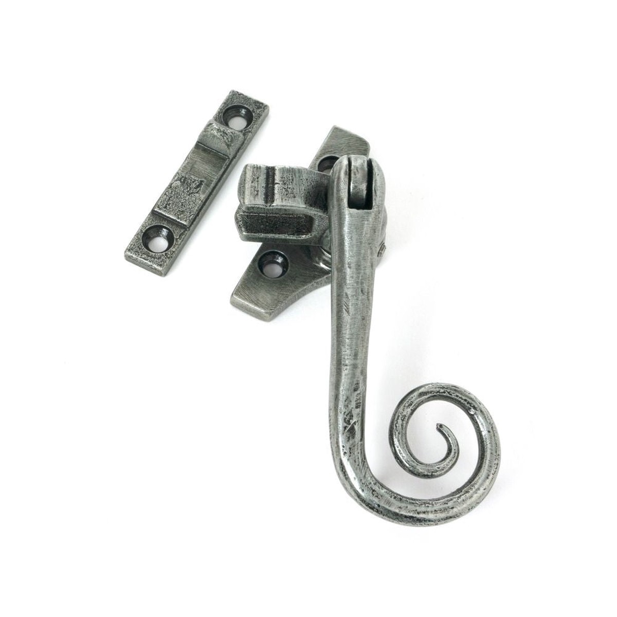 From The Anvil - Pewter Night-Vent Locking Monkeytail Fastener (Steel Window)