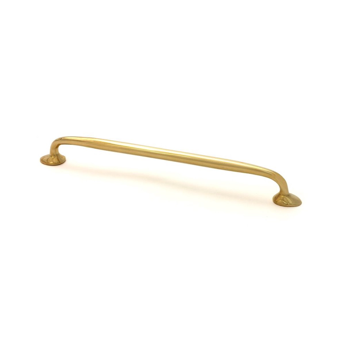 From The Anvil - Polished Brass Moore Pull Handle - Large