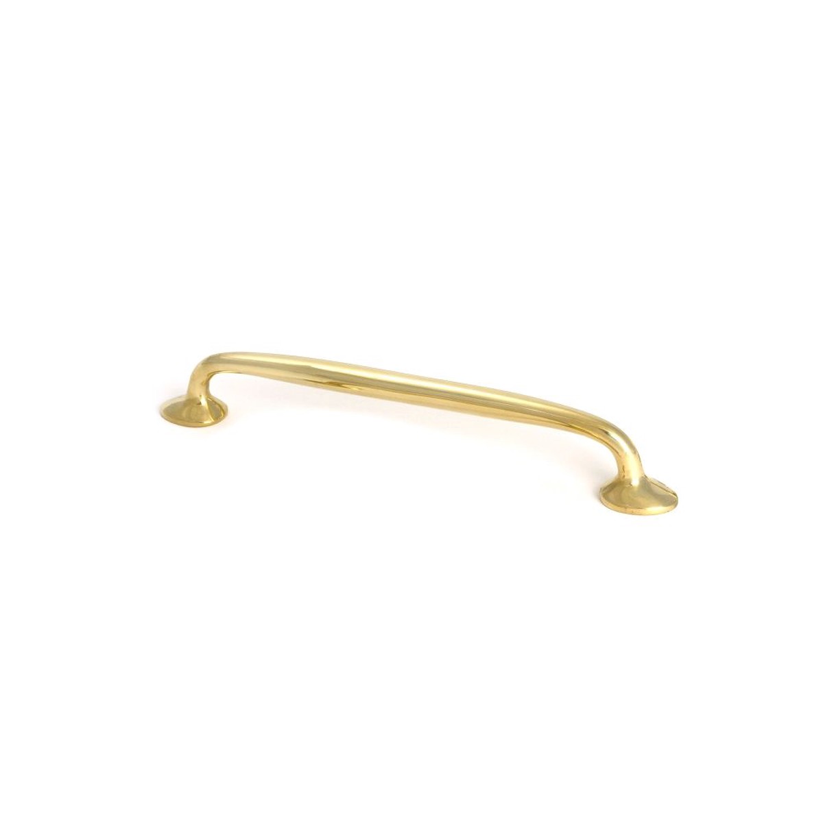 From The Anvil - Polished Brass Moore Pull Handle - Medium