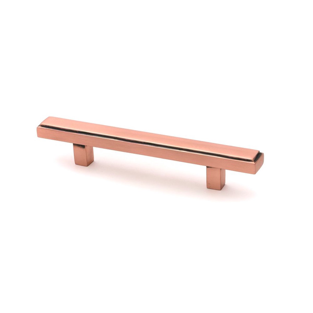 From The Anvil - Polished Bronze Scully Pull Handle - Small