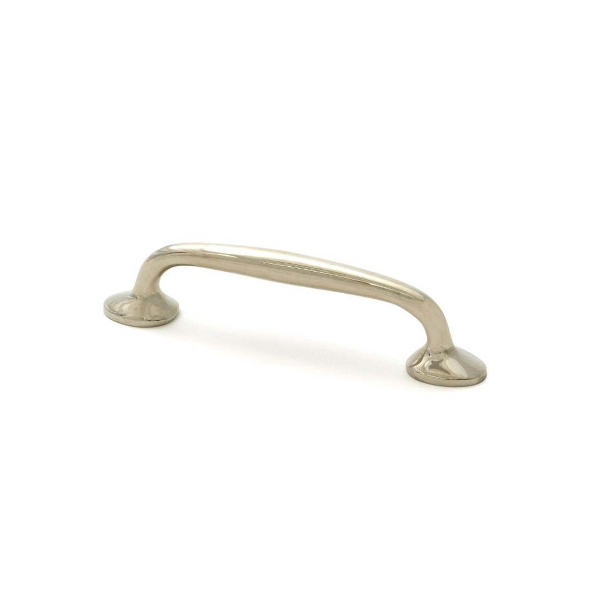 From The Anvil - Polished Nickel Moore Pull Handle - Small