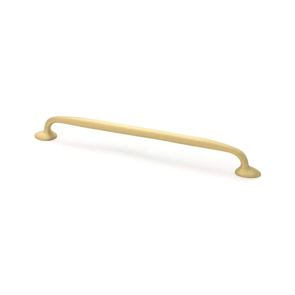 From The Anvil - Satin Brass Moore Pull Handle - Large