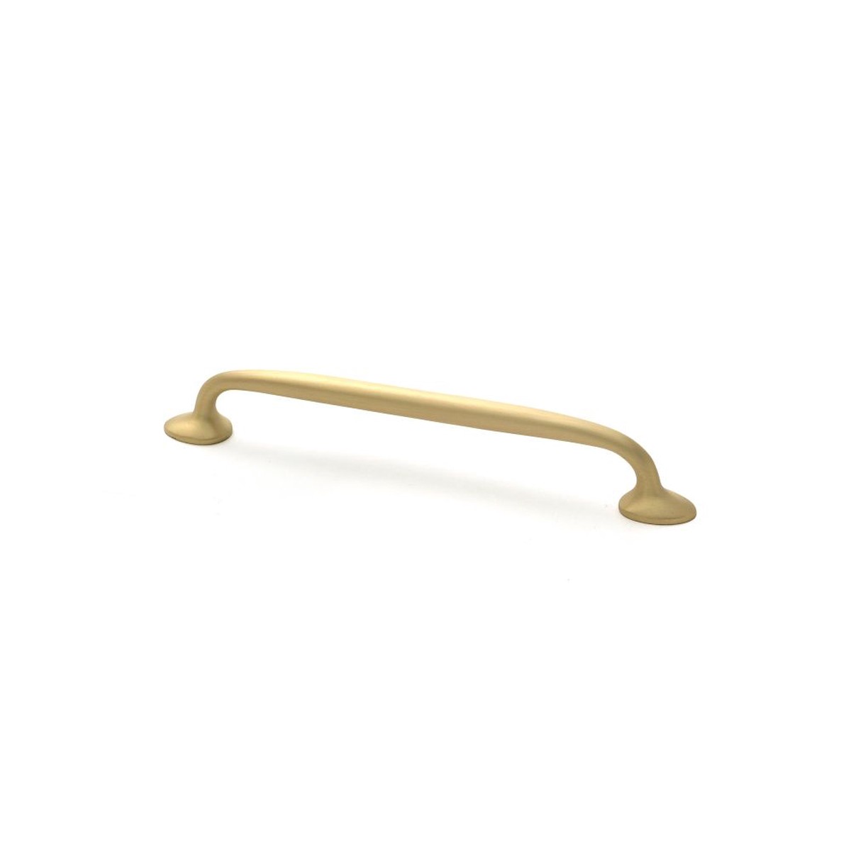 From The Anvil - Satin Brass Moore Pull Handle - Medium