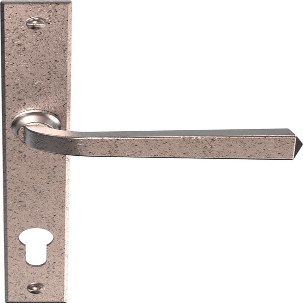 Mila Heritage Multi-Point Locking Door Handle Pewter Patina