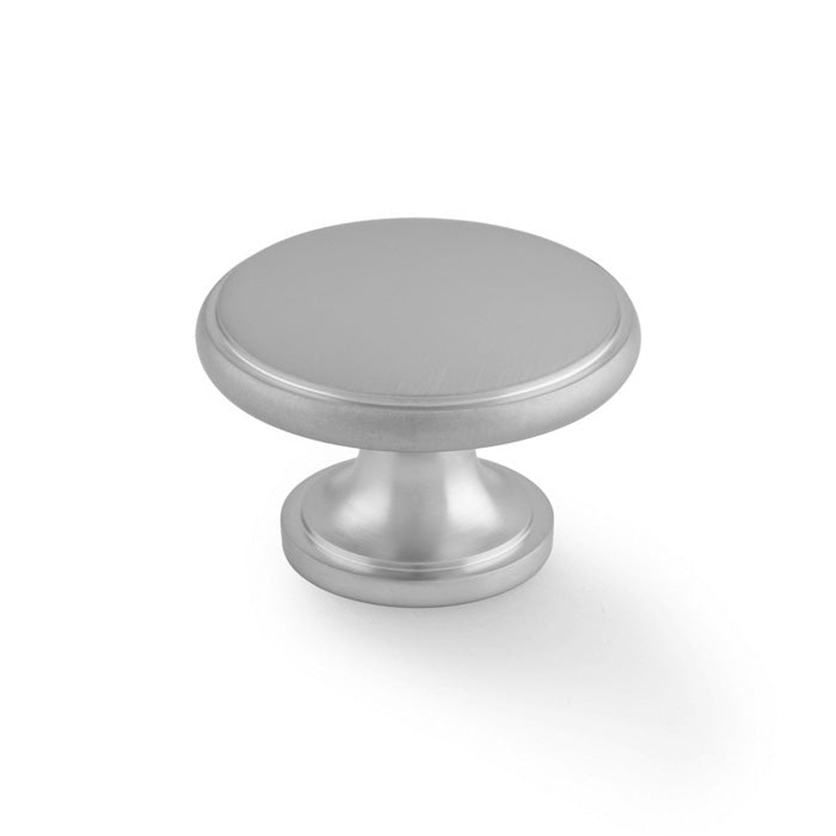 Alexander & Wilks - Cambridge Round Cupboard Knob - Satin Chrome