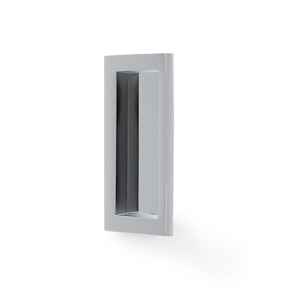 Alexander & Wilks - RECTANGULAR FLUSH PULL - 100X45MM - Polished Chrome
