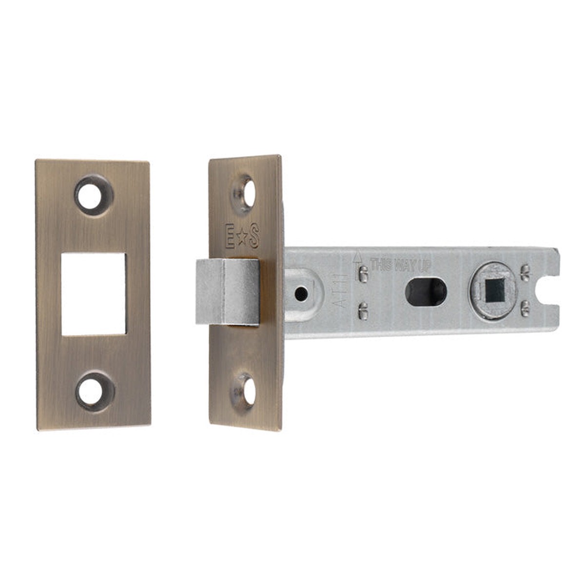 Eurospec - Bolt-Through Tubular Deadbolt - Antique Brass - 76mm