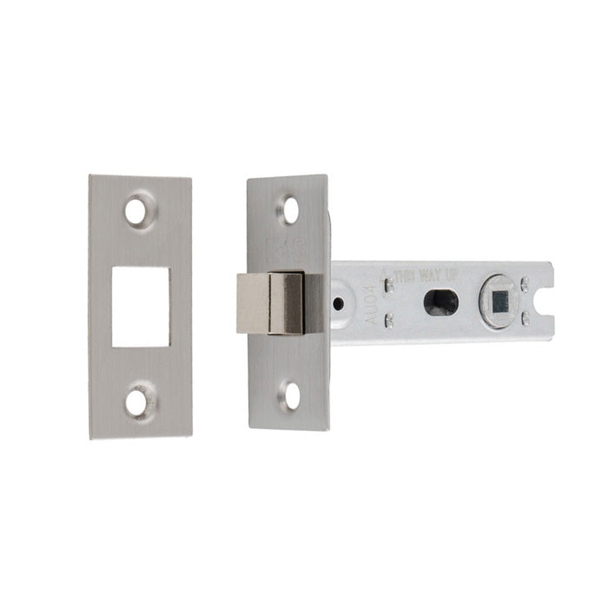 Eurospec - Bolt-Through Tubular Deadbolt - Satin Stainless Steel - 76mm