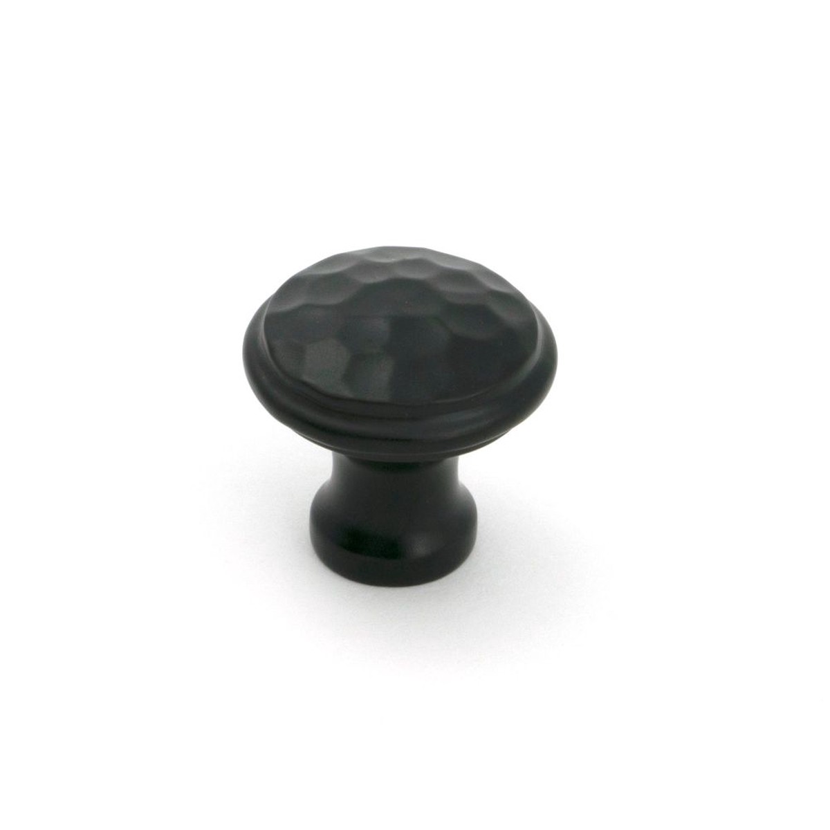 From The Anvil - Aged Bronze Hammered Cabinet Knob - Small