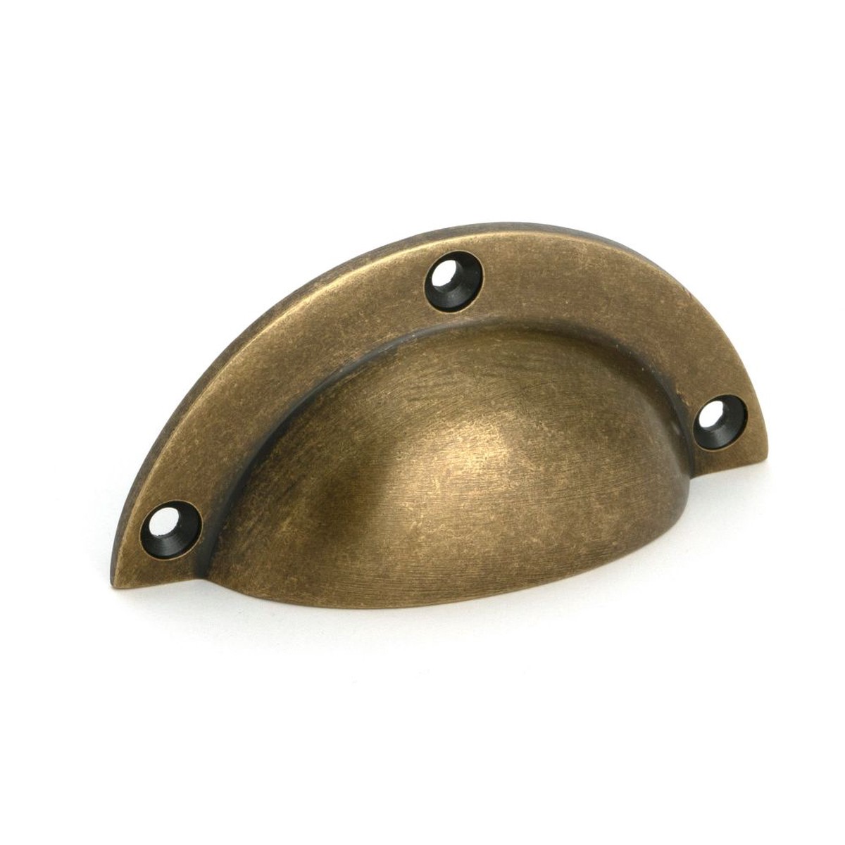 From The Anvil - Burnished Brass 4" Plain Drawer Pull