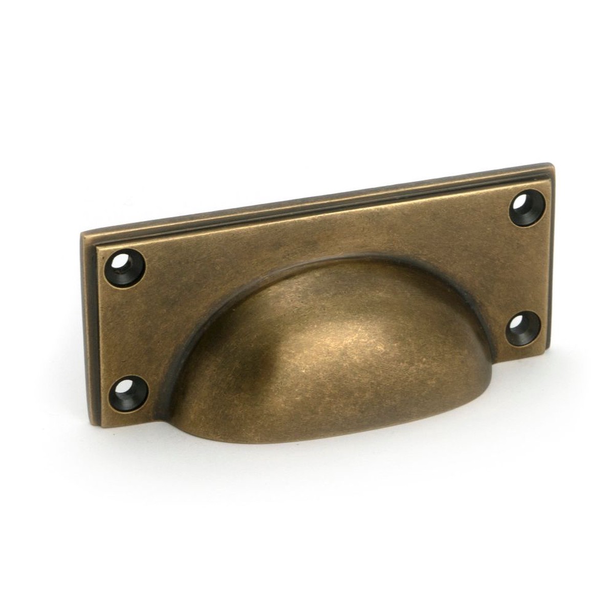 From The Anvil - Burnished Brass Art Deco Drawer Pull