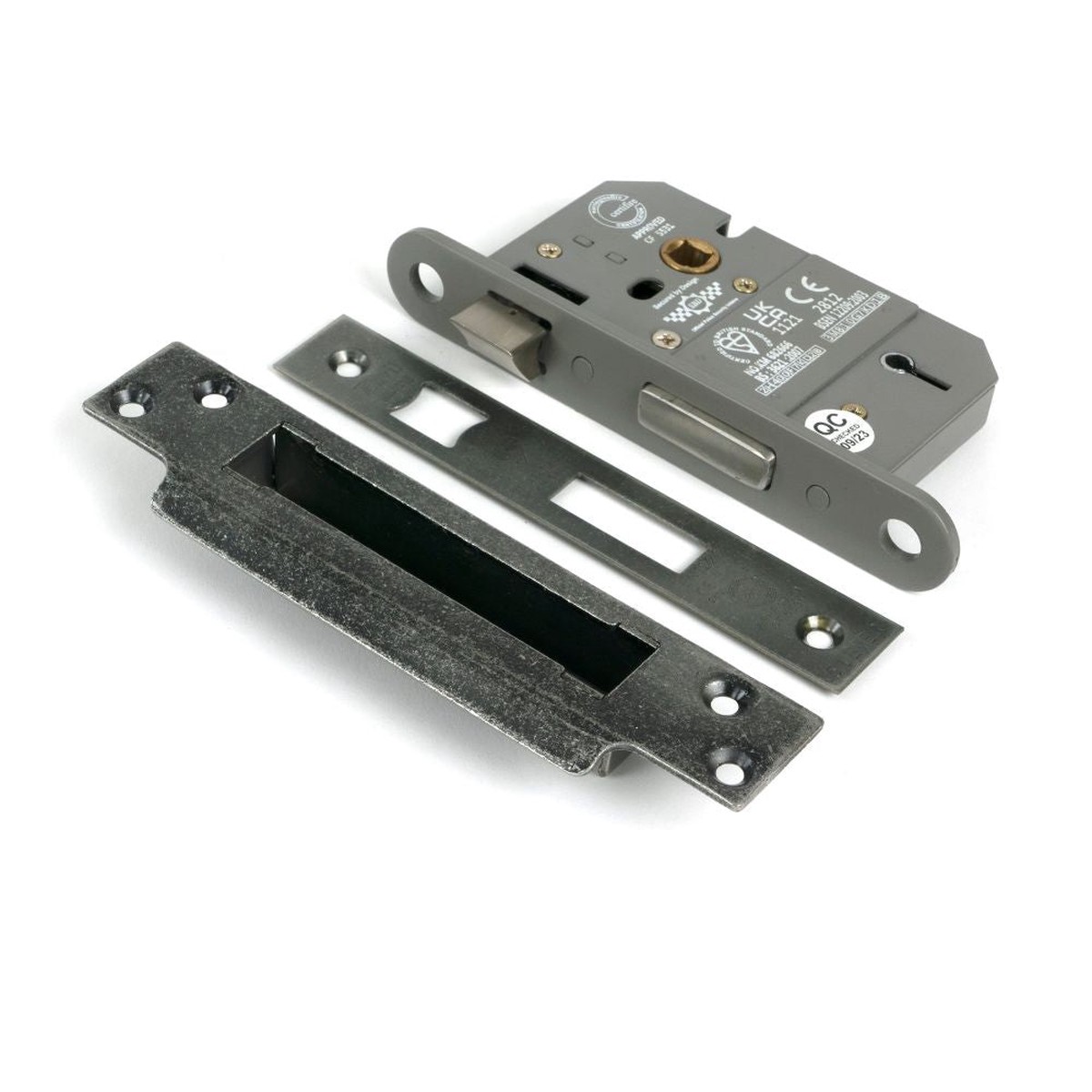 From The Anvil - Pewter 2.5" 5 Lever BS Sash Lock
