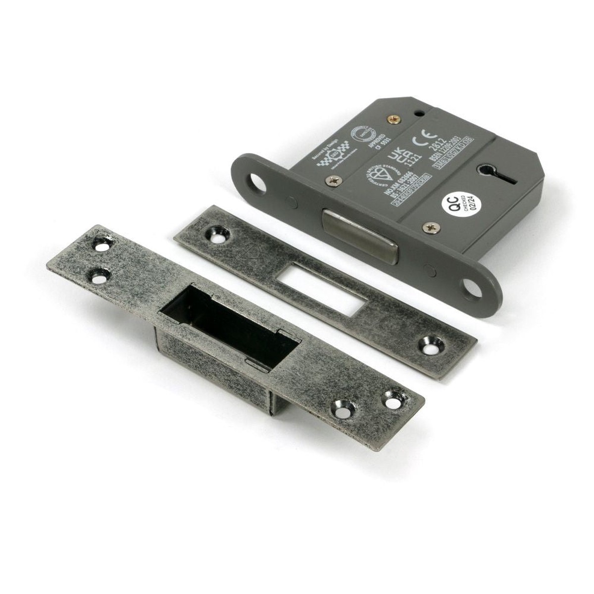 From The Anvil - Pewter 3" 5 Lever BS Dead Lock