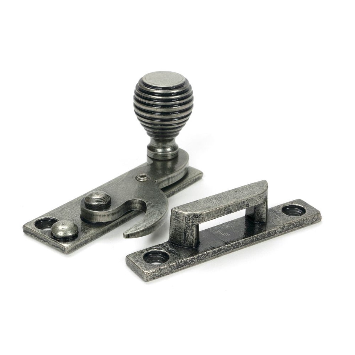 From The Anvil - Pewter Beehive Sash Hook Fastener