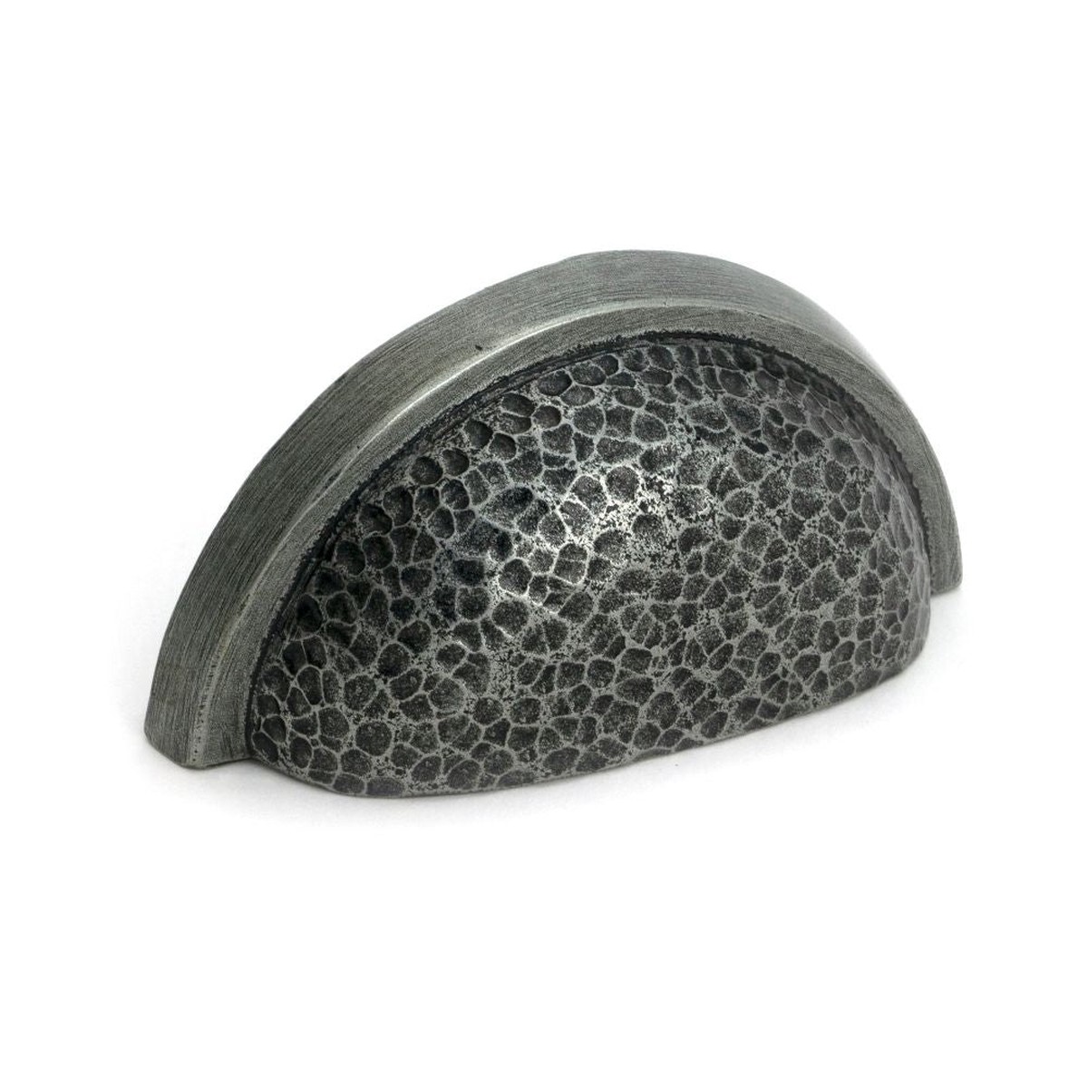From The Anvil - Pewter Hammered Regency Drawer Pull