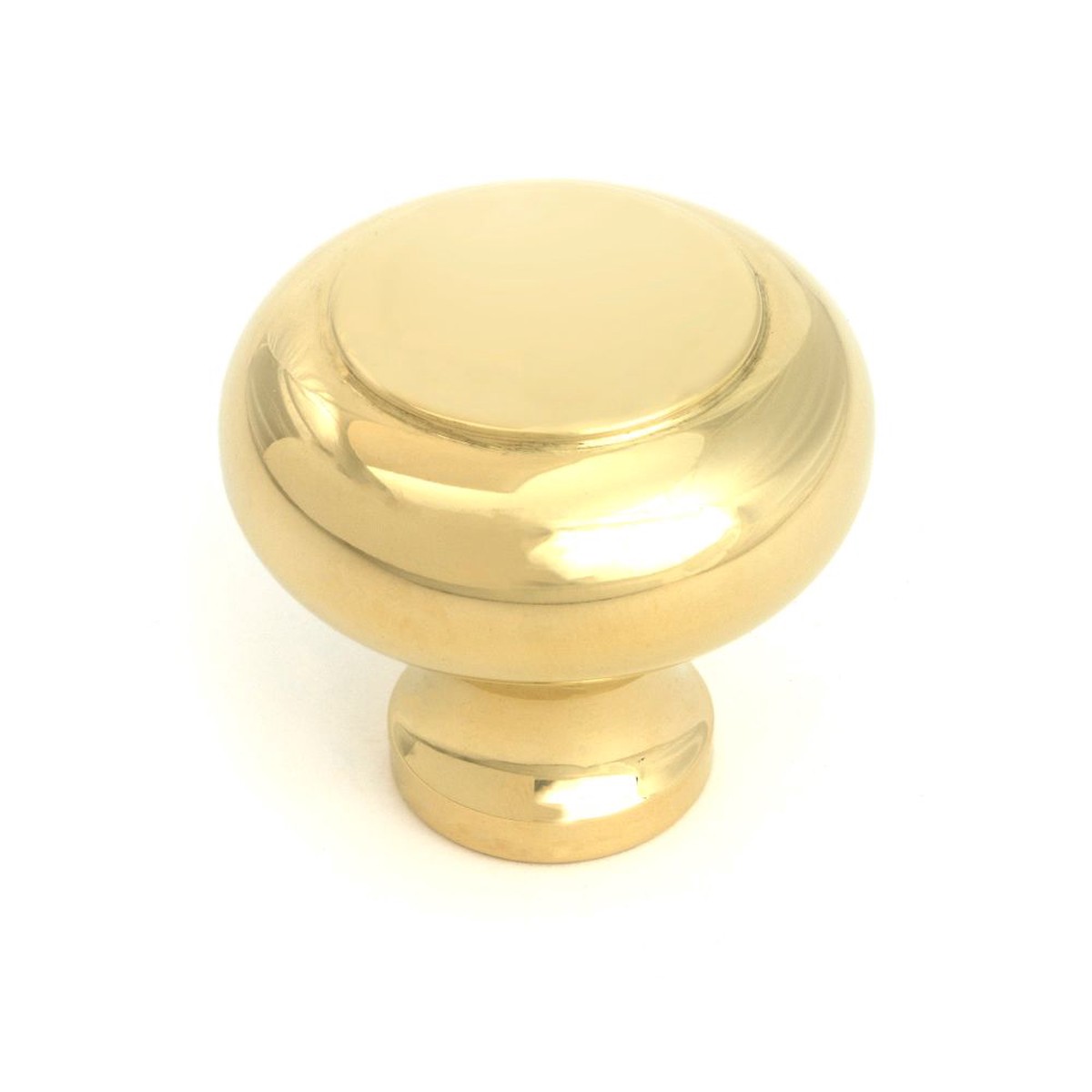 From The Anvil - Polished Brass Regency Cabinet Knob - Large