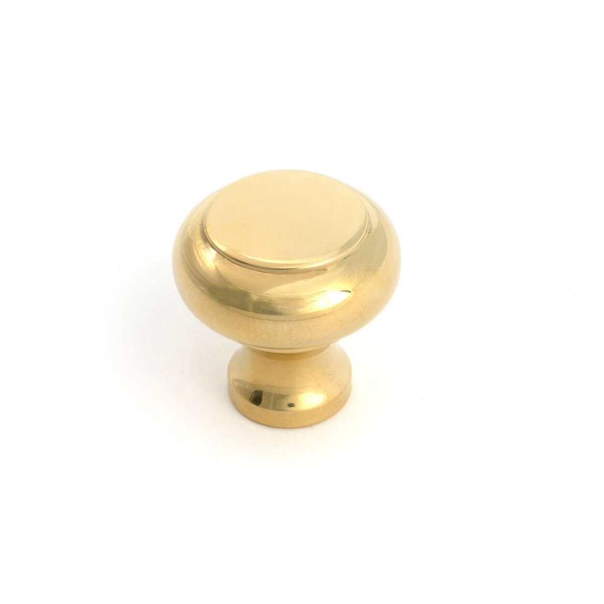From The Anvil - Polished Brass Regency Cabinet Knob - Small