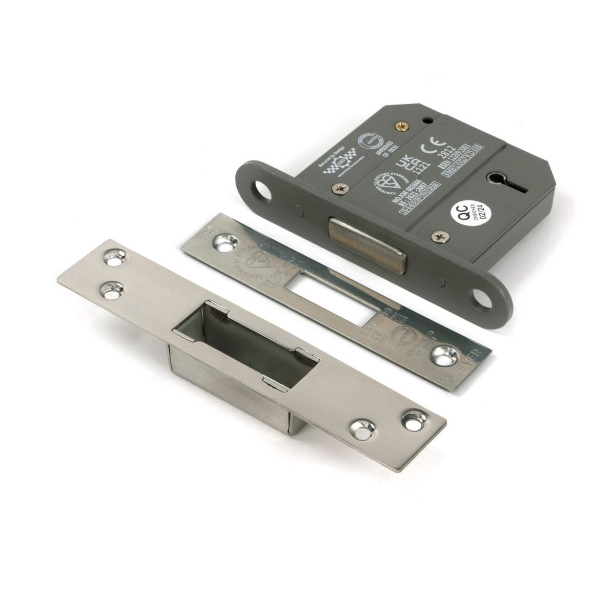 From The Anvil - Polished SS 3" 5 Lever BS Dead Lock