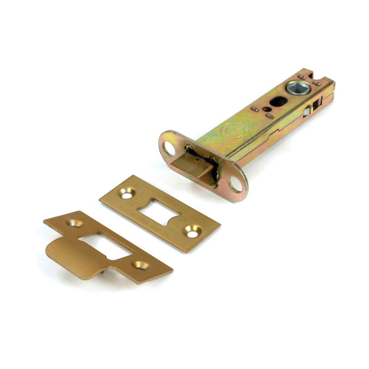 From The Anvil - Satin Brass 4" Heavy Duty Latch