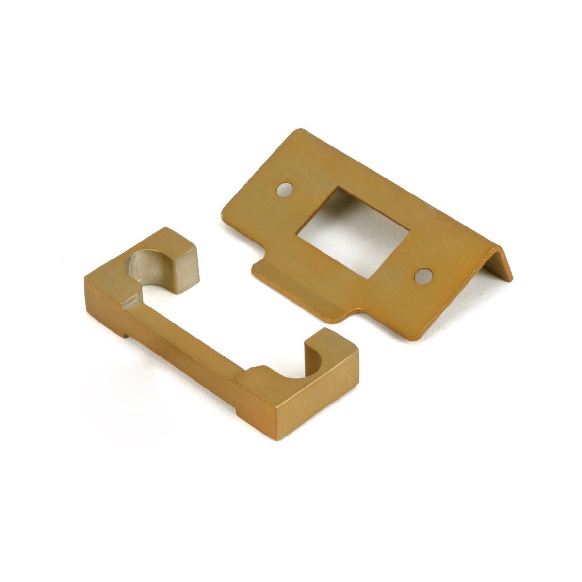 From The Anvil - Satin Brass Rebate Kit for Deadbolt