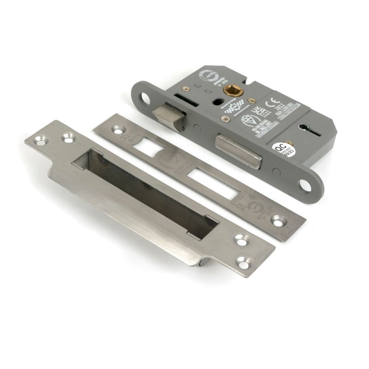 From The Anvil - Satin Chrome 2.5" 5 Lever BS Sash Lock