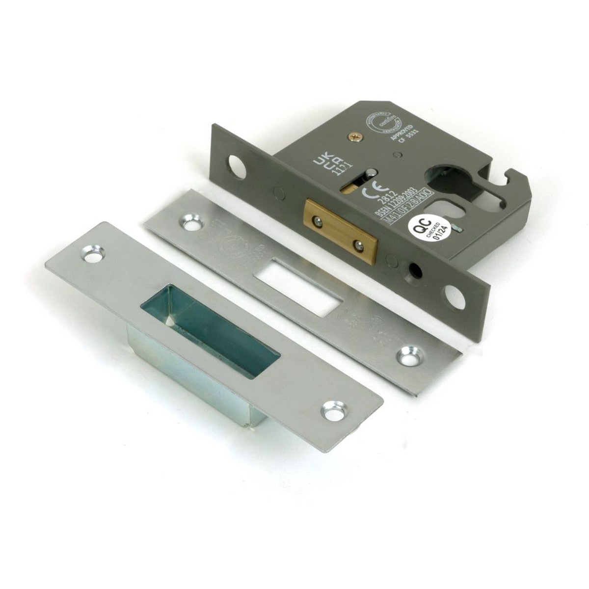 From The Anvil - Satin Chrome 2.5" Euro Profile Dead Lock