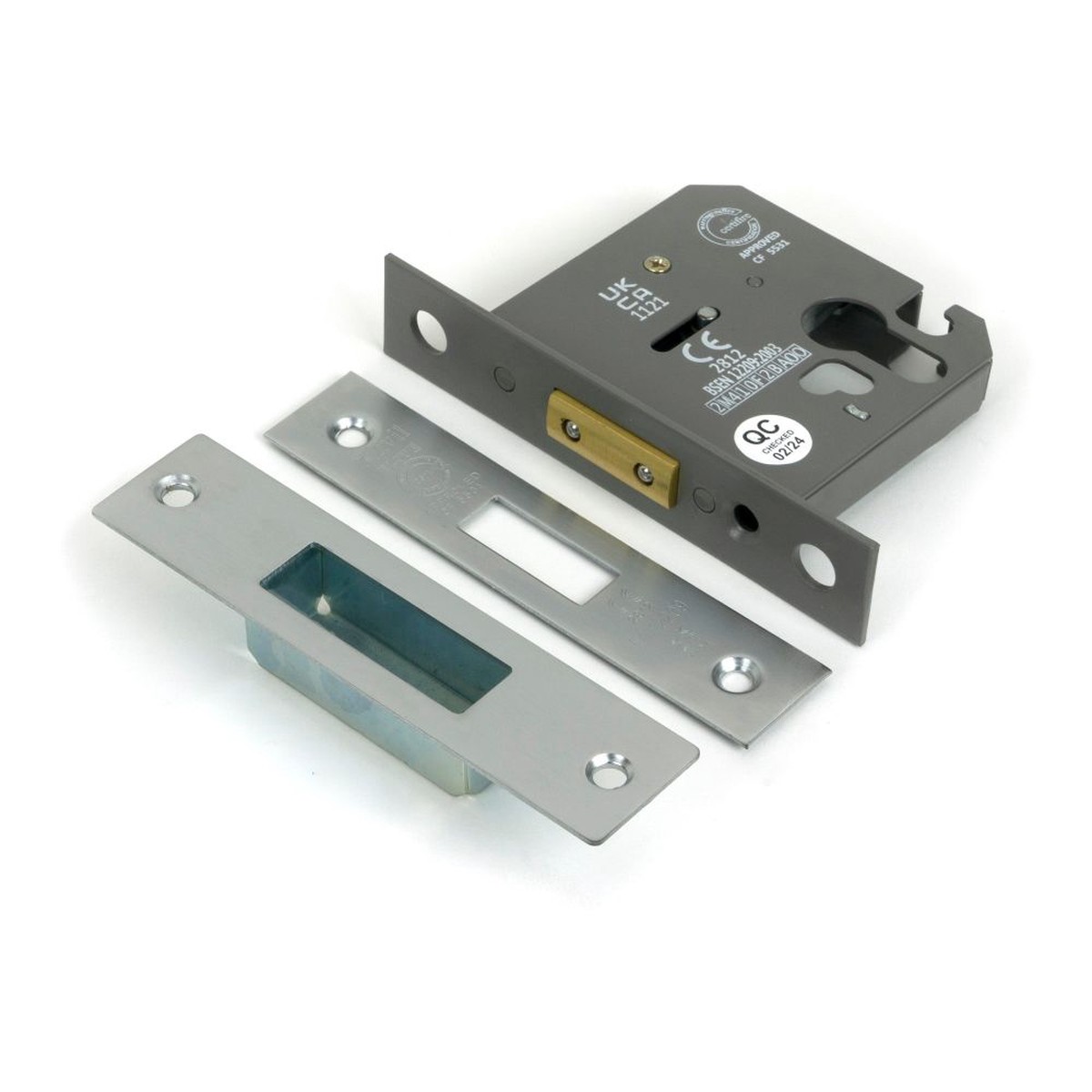 From The Anvil - Satin Chrome 3" Euro Profile Dead Lock