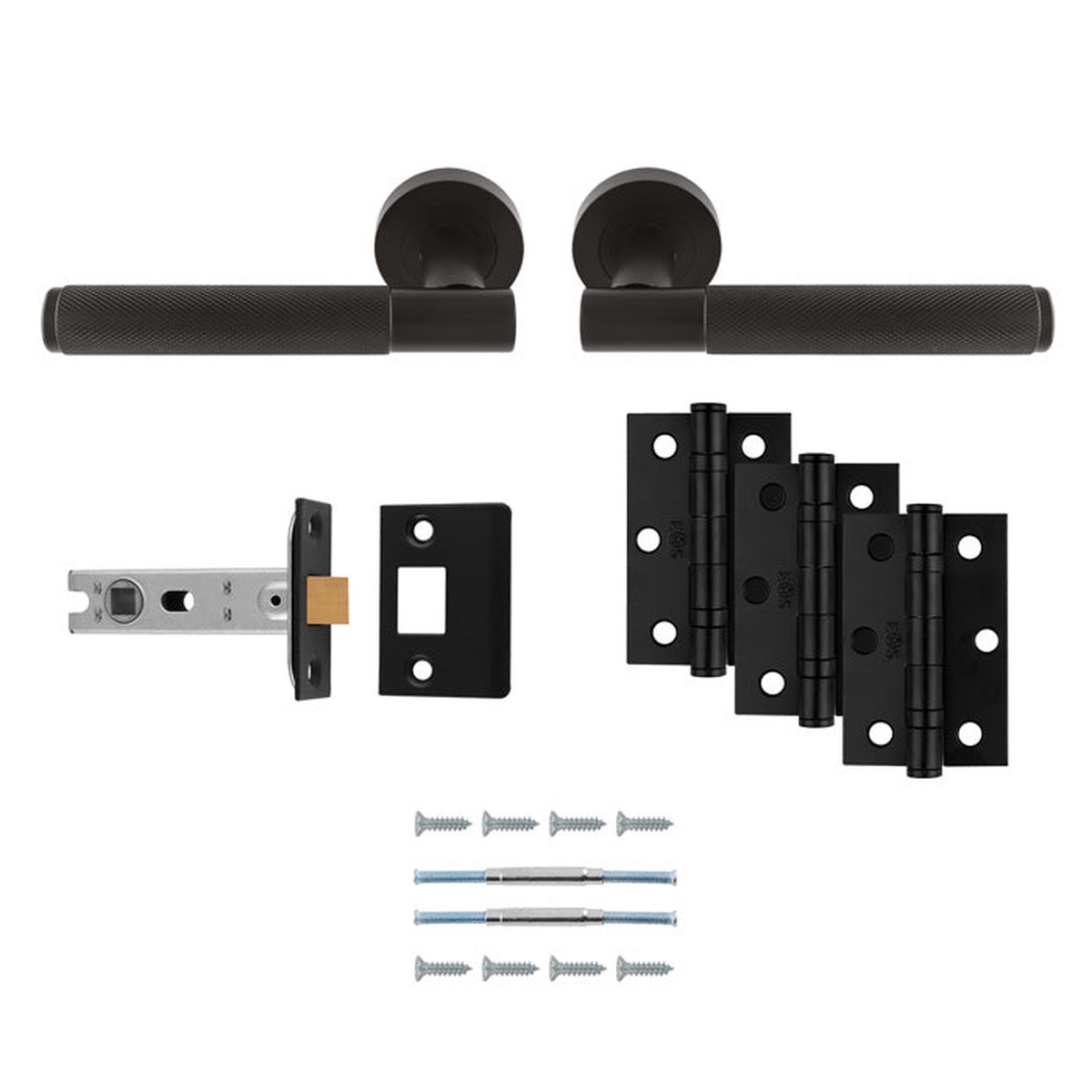 Serozzetta - Lagos Latch Pack - Ultimate Door Pack - Matt Black