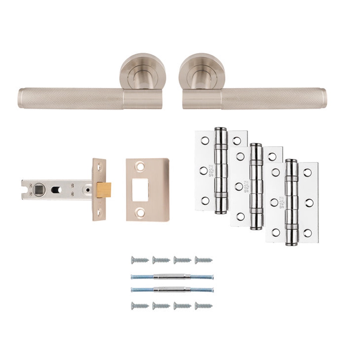 Serozzetta - Lagos Latch Pack - Ultimate Door Pack - Satin Nickel