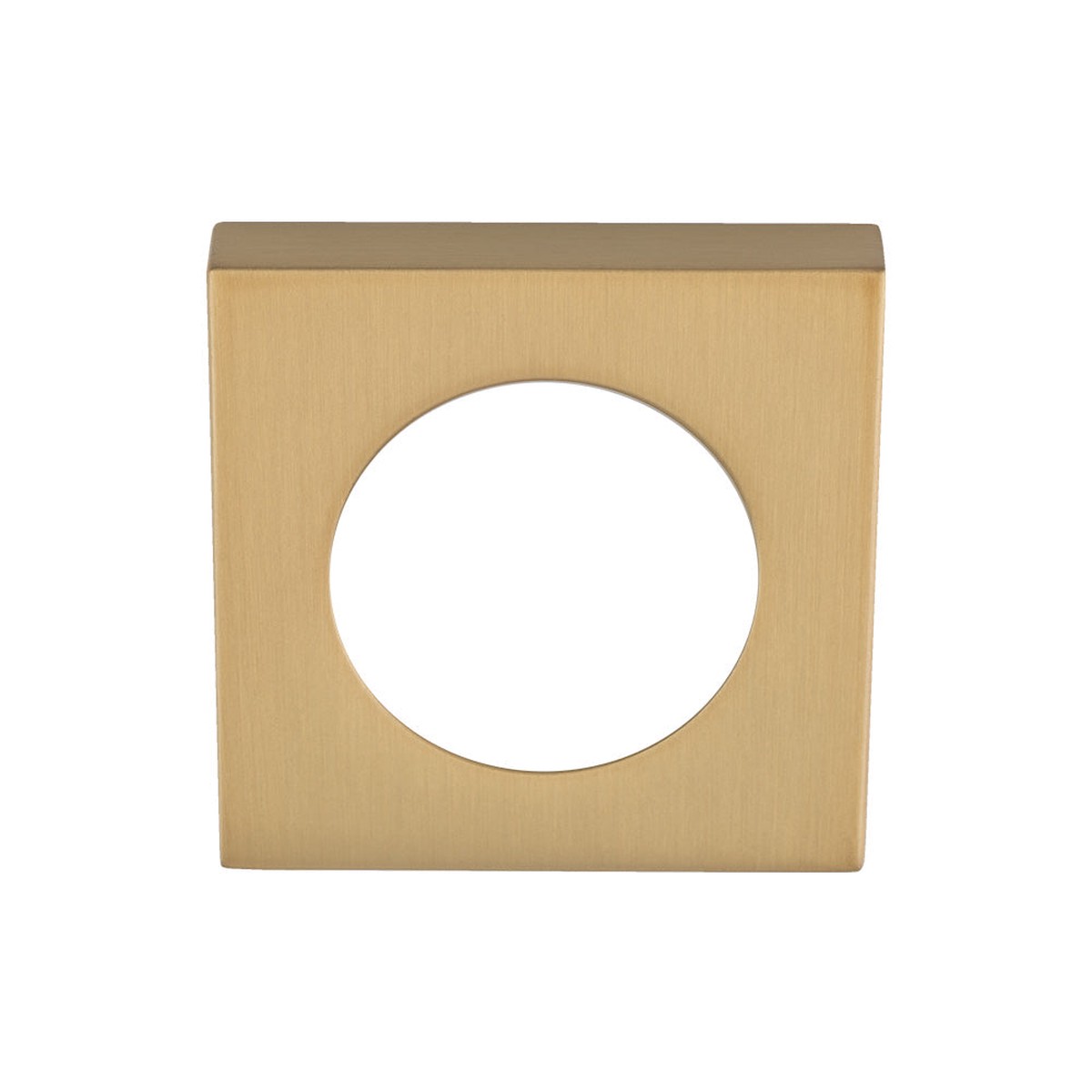 Serozzetta - Square Outer Rose Cover Pack - Satin Brass