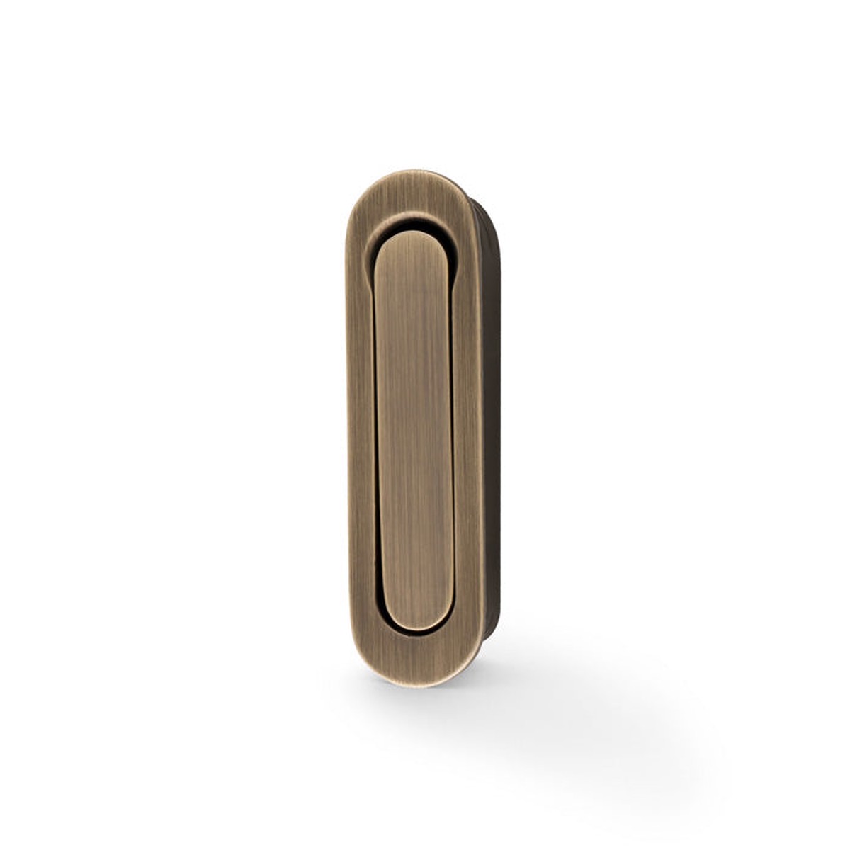 Alexander & Wilks - Radius Sliding Door Edge Pull - Antique Brass