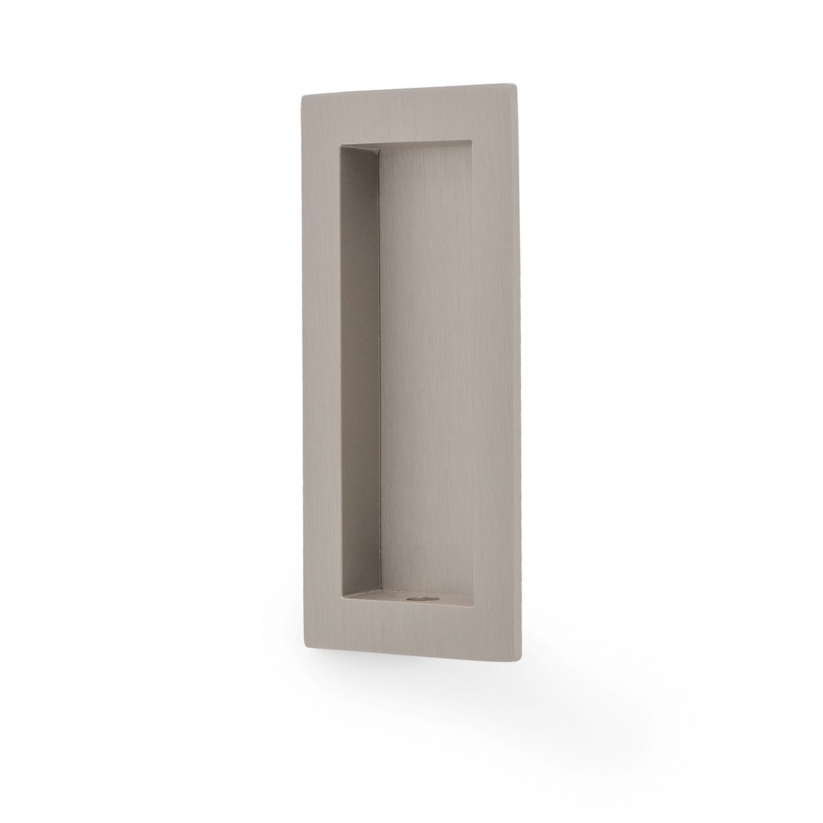 Alexander & Wilks - RECTANGULAR FLUSH PULL - 100X45MM - Satin Nickel