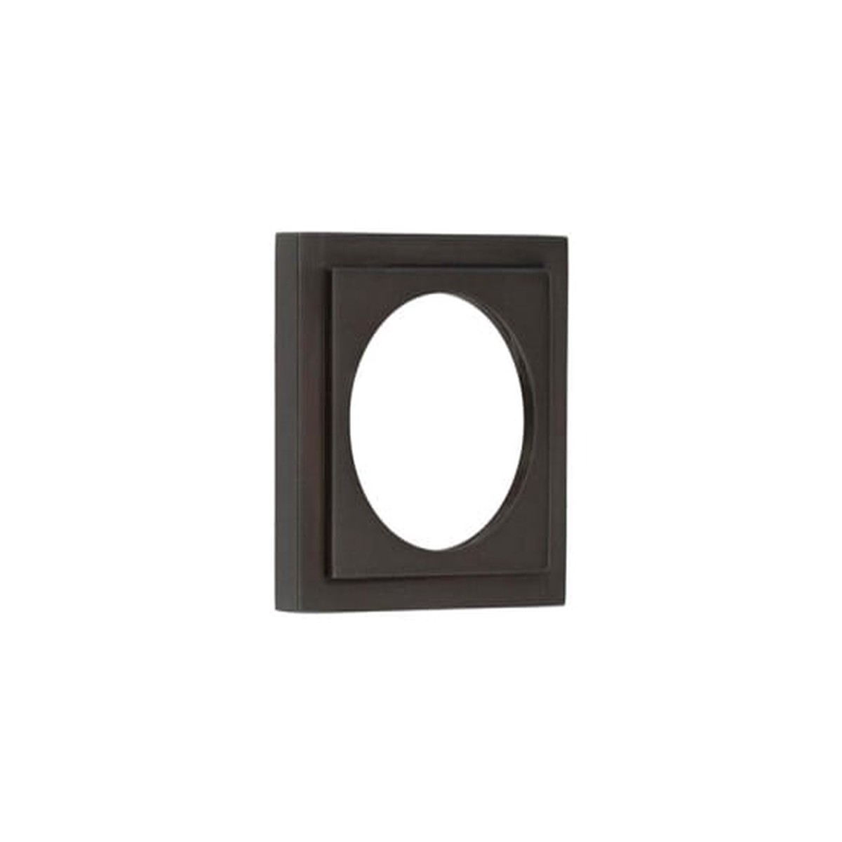 Burlington - 52x52mm DB stepped square outer rose for esc