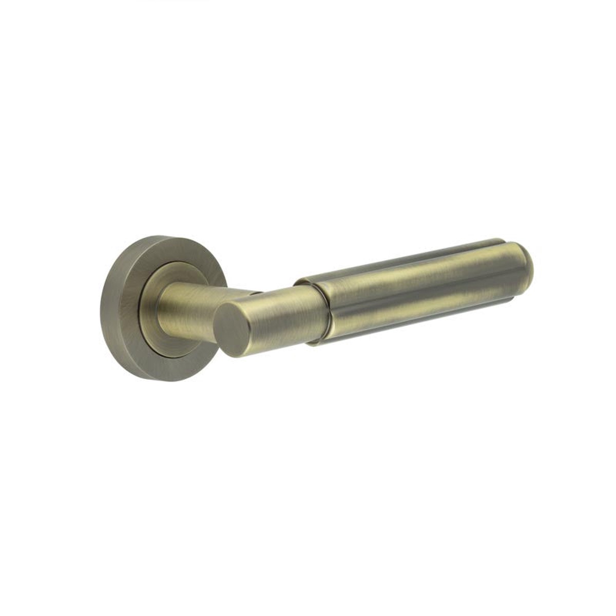 Frelan - Bloom Antique Brass Lever on Rose