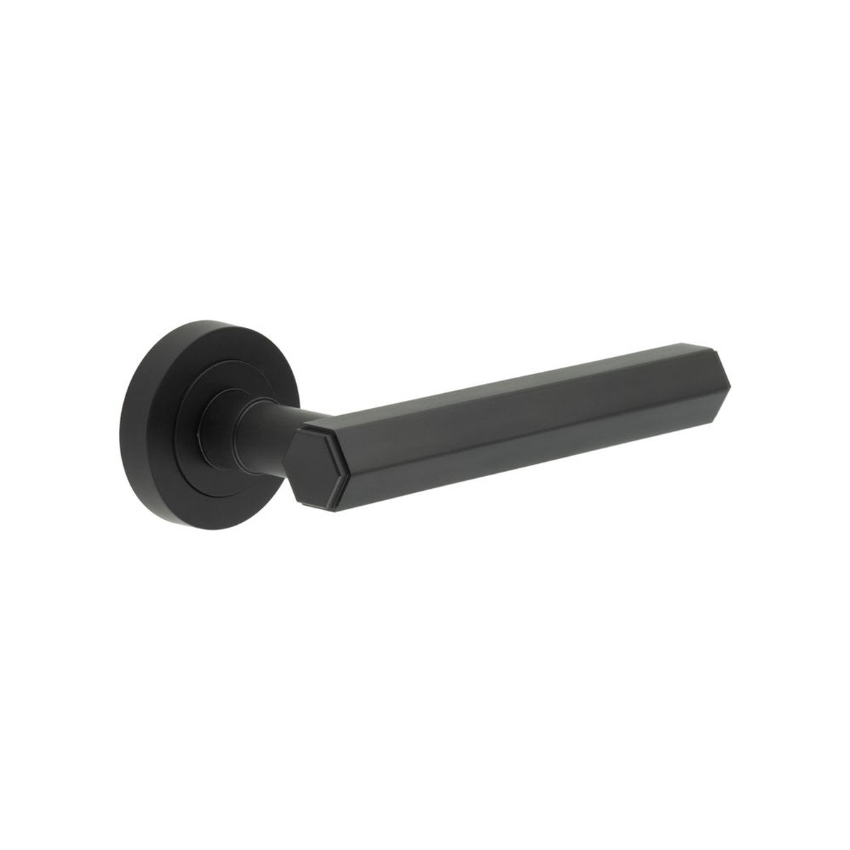 Frelan - Jedo Hex Black Door Handle