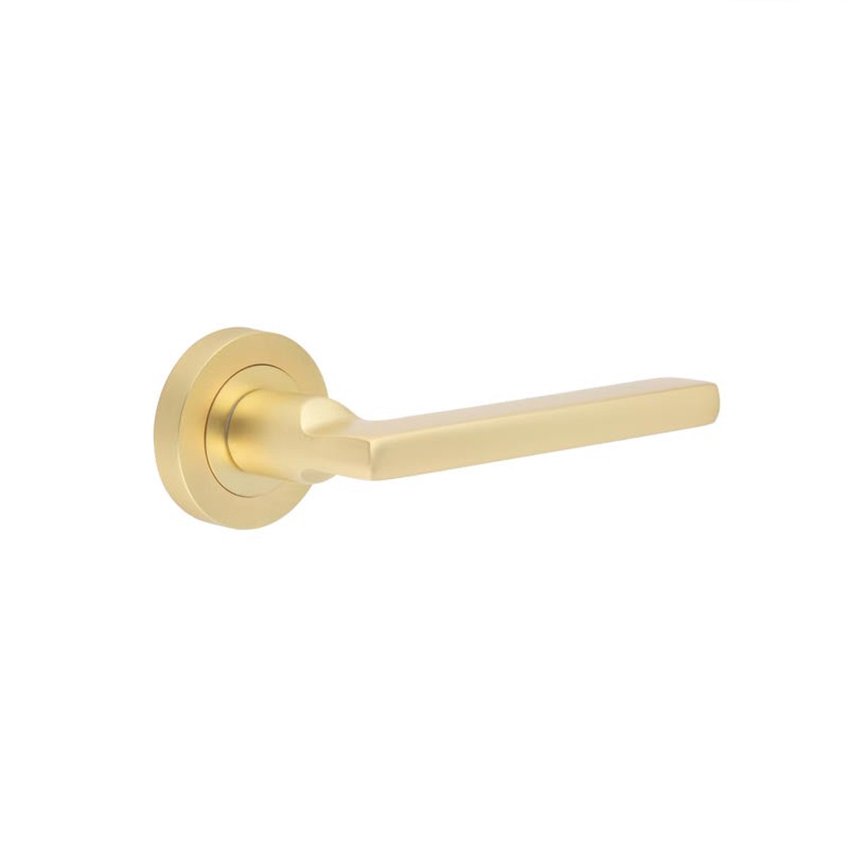 Frelan - Jet Door Handle in Satin Brass
