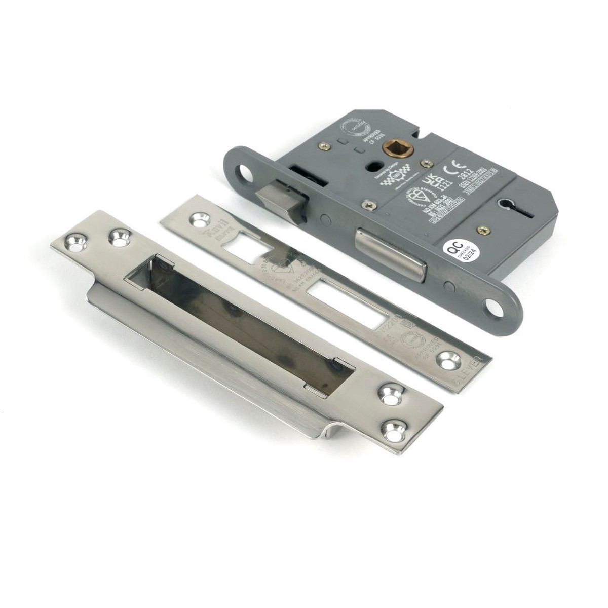 From The Anvil - Polished Chrome 3" 5 Lever BS Sash Lock