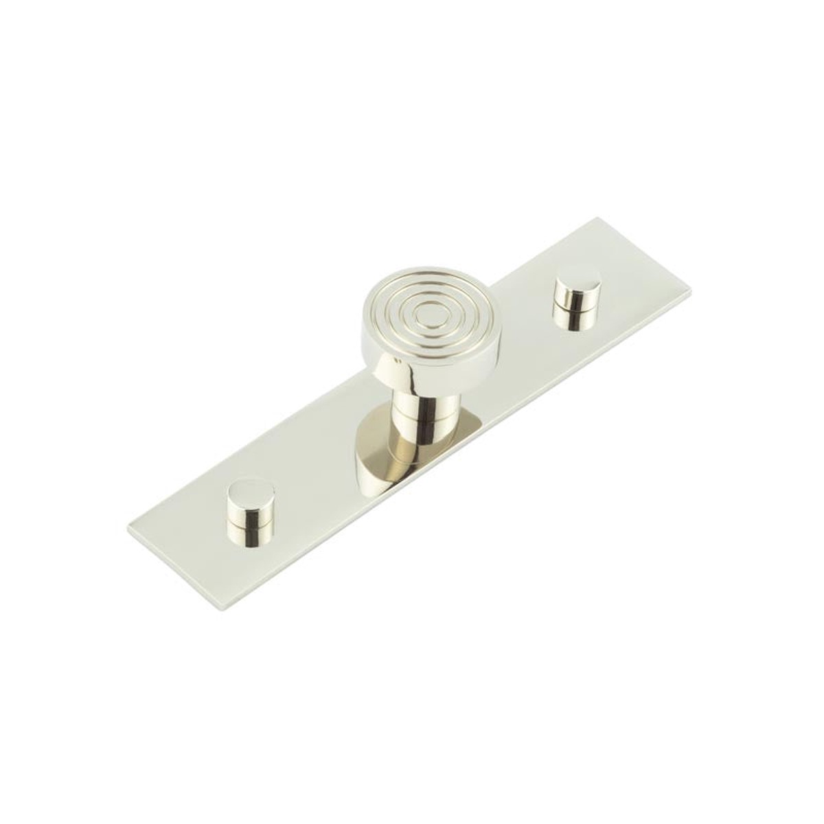 Hoxton - Murray Cupboard Knobs 30mm Plain Backplate Polished Nickel