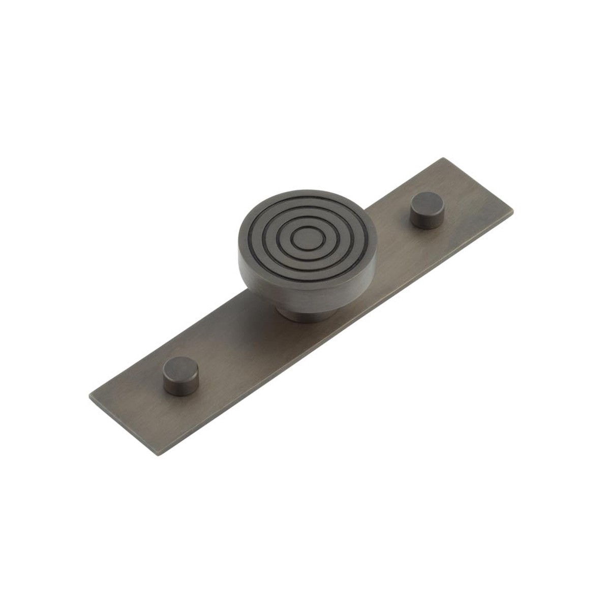 Hoxton - Murray Cupboard Knobs 40mm Plain Backplate Dark Bronze