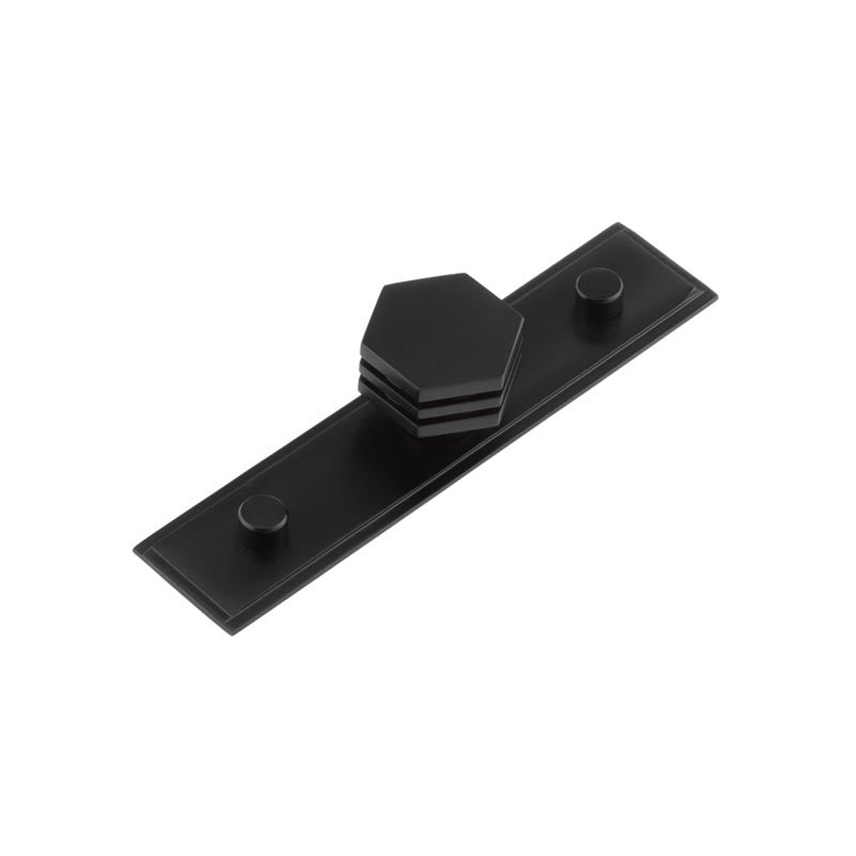 Hoxton - Nile Cupboard Knobs 30mm Stepped Matt Black