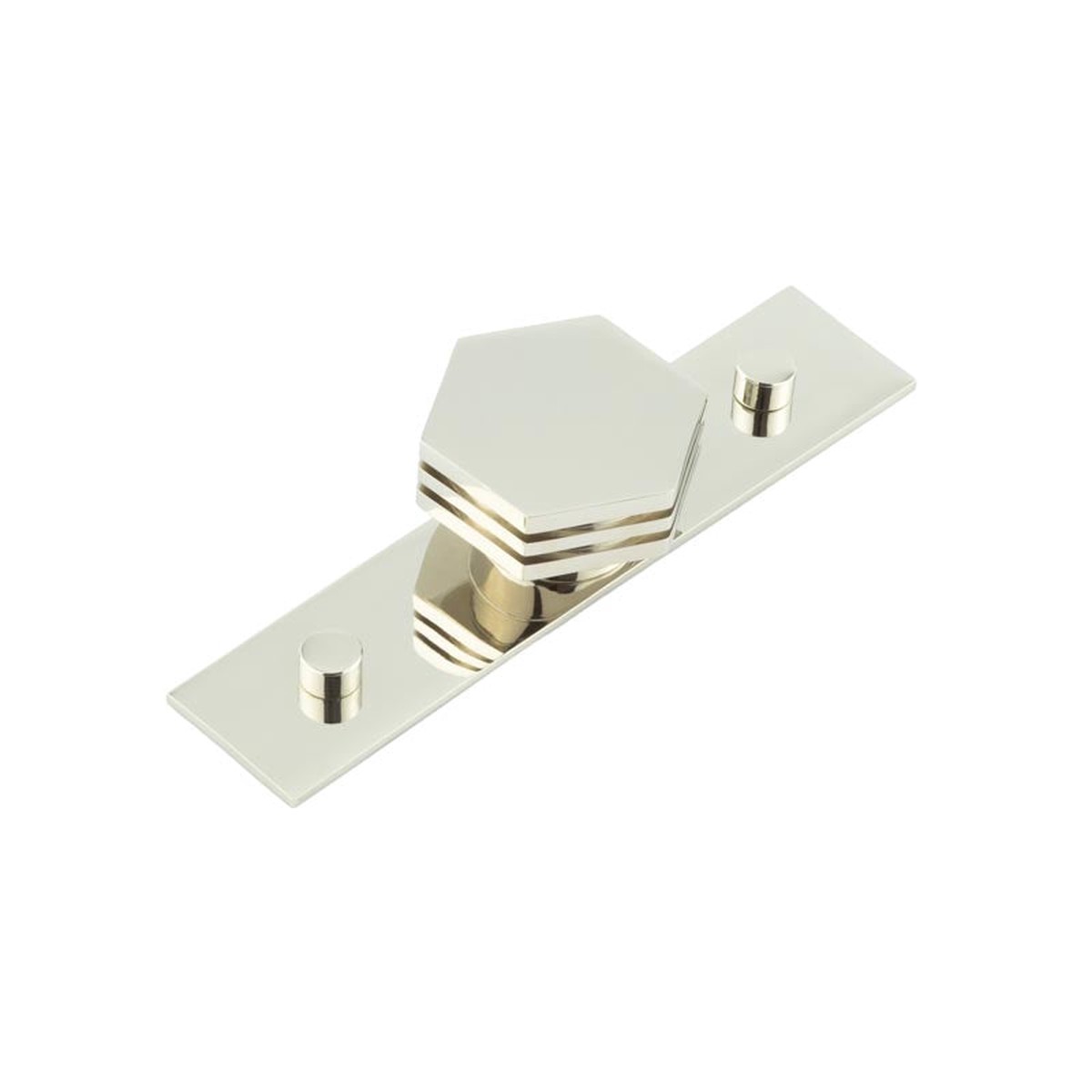 Hoxton - Nile Cupboard Knobs 40mm Plain Polished Nickel
